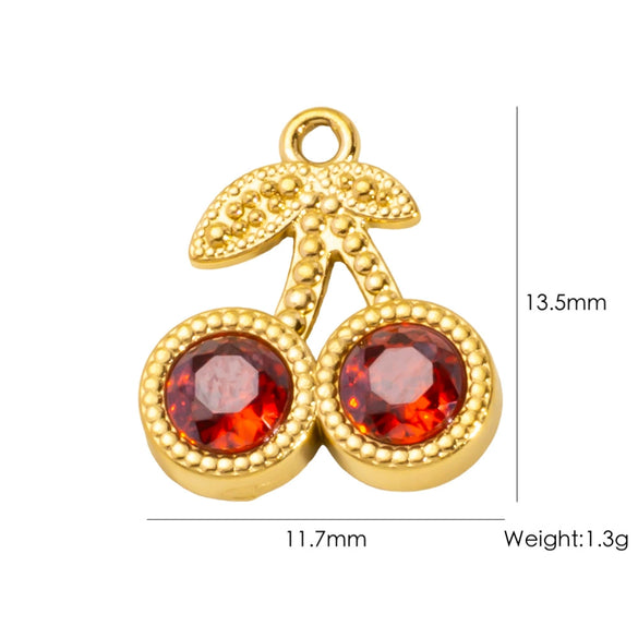 Fruit Series Stainless Steel Dripping Oil Small Pendant