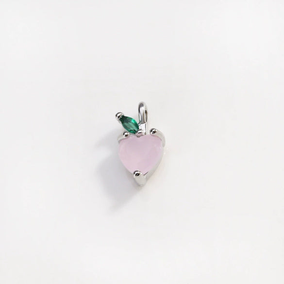 Fruit Shape Copper Zirconia Light Luxury Style Jewelry Pendant Accessories