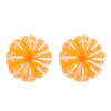 Fruit Shape Plastic Resin Dripping Oil Women's Earrings