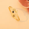 Full Diamond Flower Love Butterfly Stainless Steel Bracelet With Electroplating