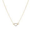 Full Diamond Heart Butterfly Pendant Necklace For Women With Alloy Material And Water Wave Chain