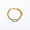 Full Diamond Punk Rock Heavy Industry Geometric Choker Clavicle Chain Necklace Copper Electroplated