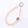 Full Diamond Strawberry Crystal Beaded Handmade Mobile Phone Chain Jewelry Headphone Shell Anti Lost Pendant Key Chain
