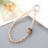 Full Diamond Strawberry Crystal Beaded Handmade Mobile Phone Chain Jewelry Headphone Shell Anti Lost Pendant Key Chain
