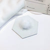 Fur Ball Earrings And Hair Accessories Fabric Material Cartoon Style