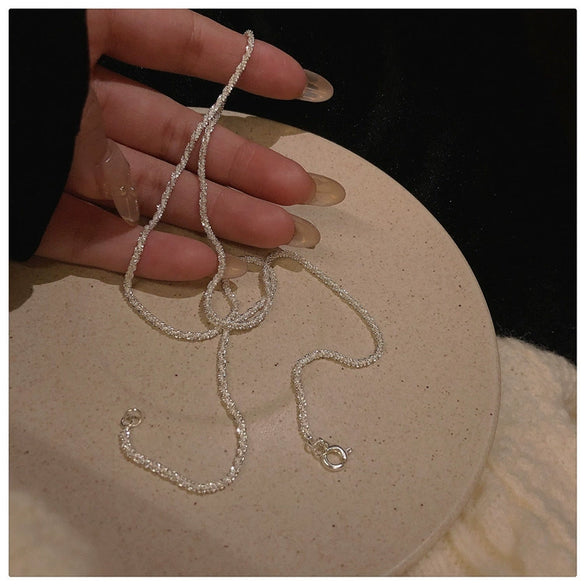Galaxy Style Women's Freshwater Pearl And Alloy Pendant Necklace With Verbal Chain