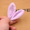 Garment Accessories Rabbit Ear Fur Ball Crystal Fabric Diy Handmade Cartoon Animals Electroplating