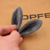 Garment Accessories Rabbit Ear Fur Ball Crystal Fabric Diy Handmade Cartoon Animals Electroplating