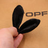 Garment Accessories Rabbit Ear Fur Ball Crystal Fabric Diy Handmade Cartoon Animals Electroplating