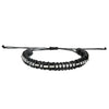 Genuine Leather And Stainless Steel Unisex Bracelet With Electroplating Treatment