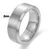 Geometric Brushed Gold Tone Electroplated Tungsten Steel Unisex Fashion Ring For Couples Wholesale