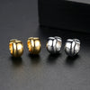Geometric Copper Earrings With Glossy Electroplated Finish And Simple Style For Women Wholesale