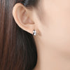 Geometric Copper Earrings With Glossy Electroplated Finish And Simple Style For Women Wholesale