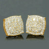 Geometric Copper Earrings With Zirconia For Women