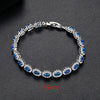 Geometric Copper Zircon Bracelet Electroplated Elegant Fashion Bracelet For Women