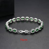 Geometric Copper Zircon Bracelet Electroplated Elegant Fashion Bracelet For Women