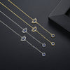 Geometric Copper Zircon Tassel Drop Earrings For Women Minimalist Long Statement Jewelry
