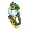 Geometric Frog Jewelry Collection Electroplated Metal Accessories For Unisex Wholesale