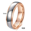 Geometric Goldplated Tungsten Steel Matching Rings For Couples Modern Versatile Unisex Jewelry Wholesale