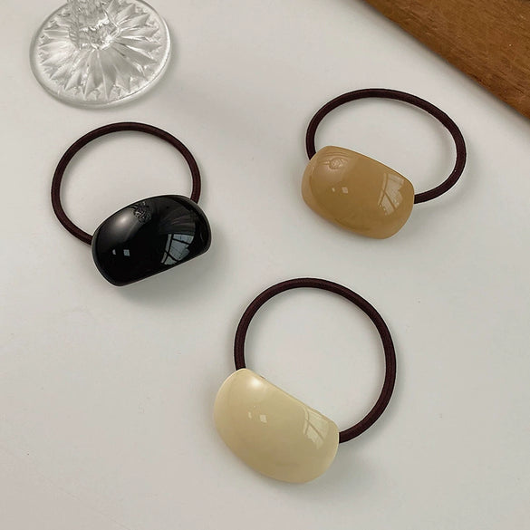 Geometric Hair Ring Plastic Resin Handmade Women's Hair Accessories