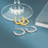 Geometric Irregular C Shaped Sterling Silver Earrings With Concave Convex Textured Electroplated Finish