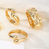 Geometric Irregular Exaggerated Metal Bracelet For Women With Electroplating And Liquid Metal Glow Surface And Water Drops Design