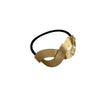 Geometric Metal Style High Elastic Hair Accessories Hair Band Hair Rope Headdress With Electroplating For Female
