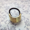 Geometric Metal Style High Elastic Hair Accessories Hair Band Hair Rope Headdress With Electroplating For Female