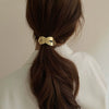 Geometric Metal Style High Elastic Hair Accessories Hair Band Hair Rope Headdress With Electroplating For Female