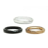 Geometric Ombre Resin Bracelet Set For Women Glossy Circular Stackable Jewelry With Polished Finish