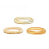 Geometric Ombre Resin Bracelet Set For Women Glossy Circular Stackable Jewelry With Polished Finish