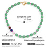 Geometric Stainless Steel Beaded Necklace With Freshwater Pearls And Pvd Gold Plating For Women