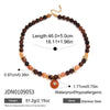 Geometric Stainless Steel Beaded Necklace With Freshwater Pearls And Pvd Gold Plating For Women