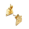 Geometric Stainless Steel Embossed Butterfly Flower Heartshaped Electroplated Earrings Accessories