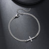 Geometric Stainless Steel Triangle Bracelet Handmade Design