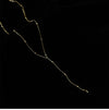 Geometric Tassel Necklace For Women Real Gold Electroplated Alloy Cold Style Simple Clavicle Chain