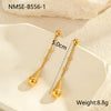 Geometric Water Drop Titanium Steel Earrings Electroplated Fashion Nonfading