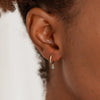 Geometric Zircon Inlay Women's Earrings