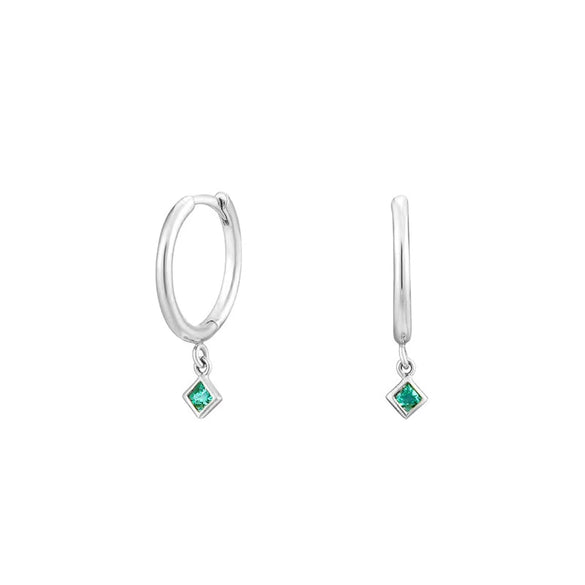 Geometric Zircon Inlay Women's Earrings