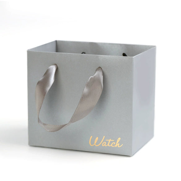 Gift Box For Bow Watch Jewelry Rust Brown Packaging Bag