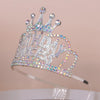 Girl'S Simple Style Crown Alloy Inlay Rhinestones Crown