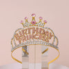 Girl'S Simple Style Crown Alloy Inlay Rhinestones Crown