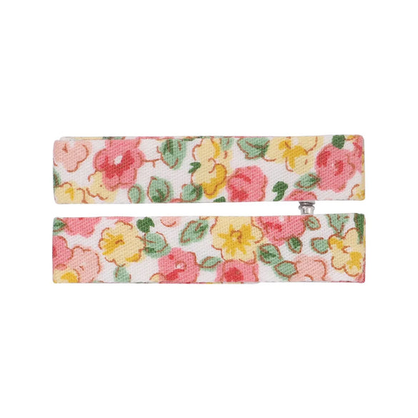 Girl'S Sweet Flower Cloth Handmade Hair Clip