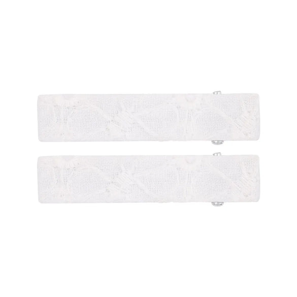 Girl'S Sweet Flower Cloth Handmade Hair Clip