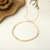 Girls Bohemian Style Handwoven Bracelet With Glass Glaze And Agate Natural Stone Beads Geometric Pattern