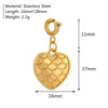Girls Fashion Marine Life Insect Flower And Grass Series Stainless Steel Pendant Furnace Vacuum Plated