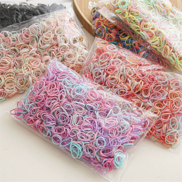 Girls' Hair Accessories Mixed Material Handmade Disposable Hair Bands And Hair Ropes
