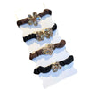 Girls Hair Accessories Rubber Band Hair Tie Headband With Rhinestones Handmade