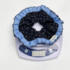 Girls Hair Tie Scrunchie Lace Polka Dot Blue Plaid Handmade