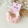 Girls Hair Ties Fresh Simple Pastelcolored Floral Lace Fabric Handmade